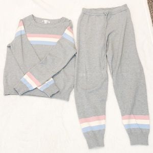 loungewear top and bottom set